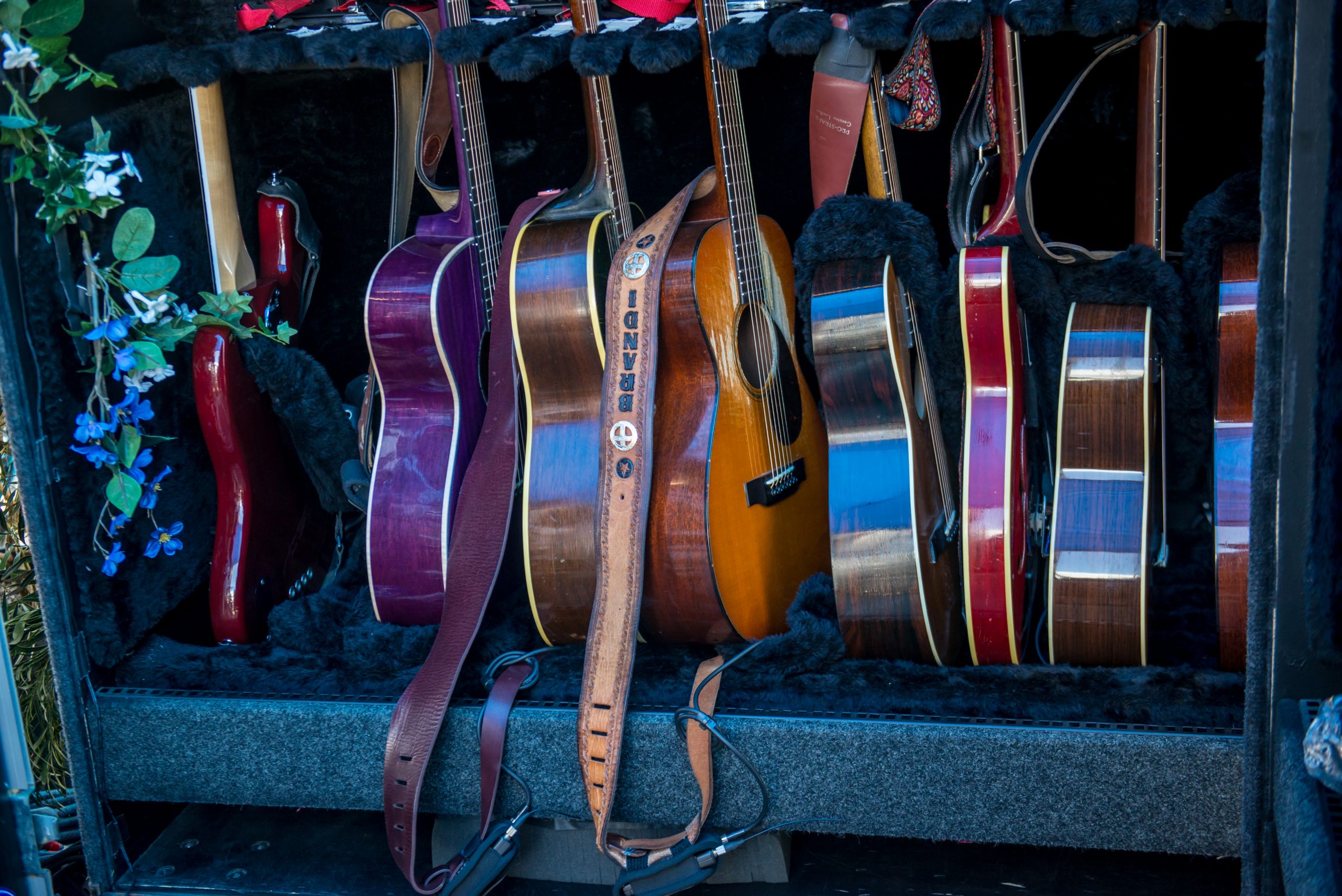 Guitars to be used during Brandi Carlile's set